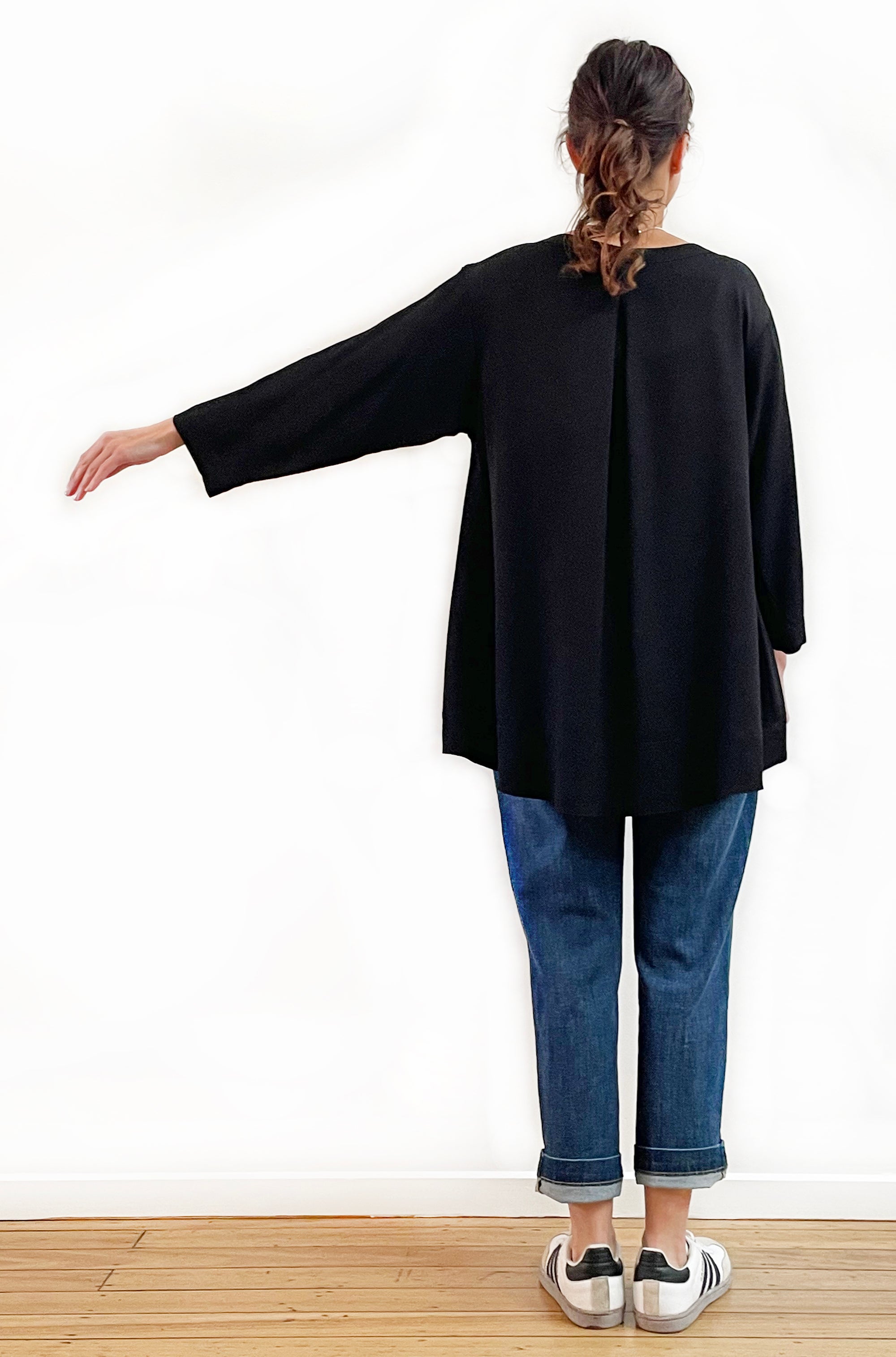 VISCOSE HI LO TOP BLACK