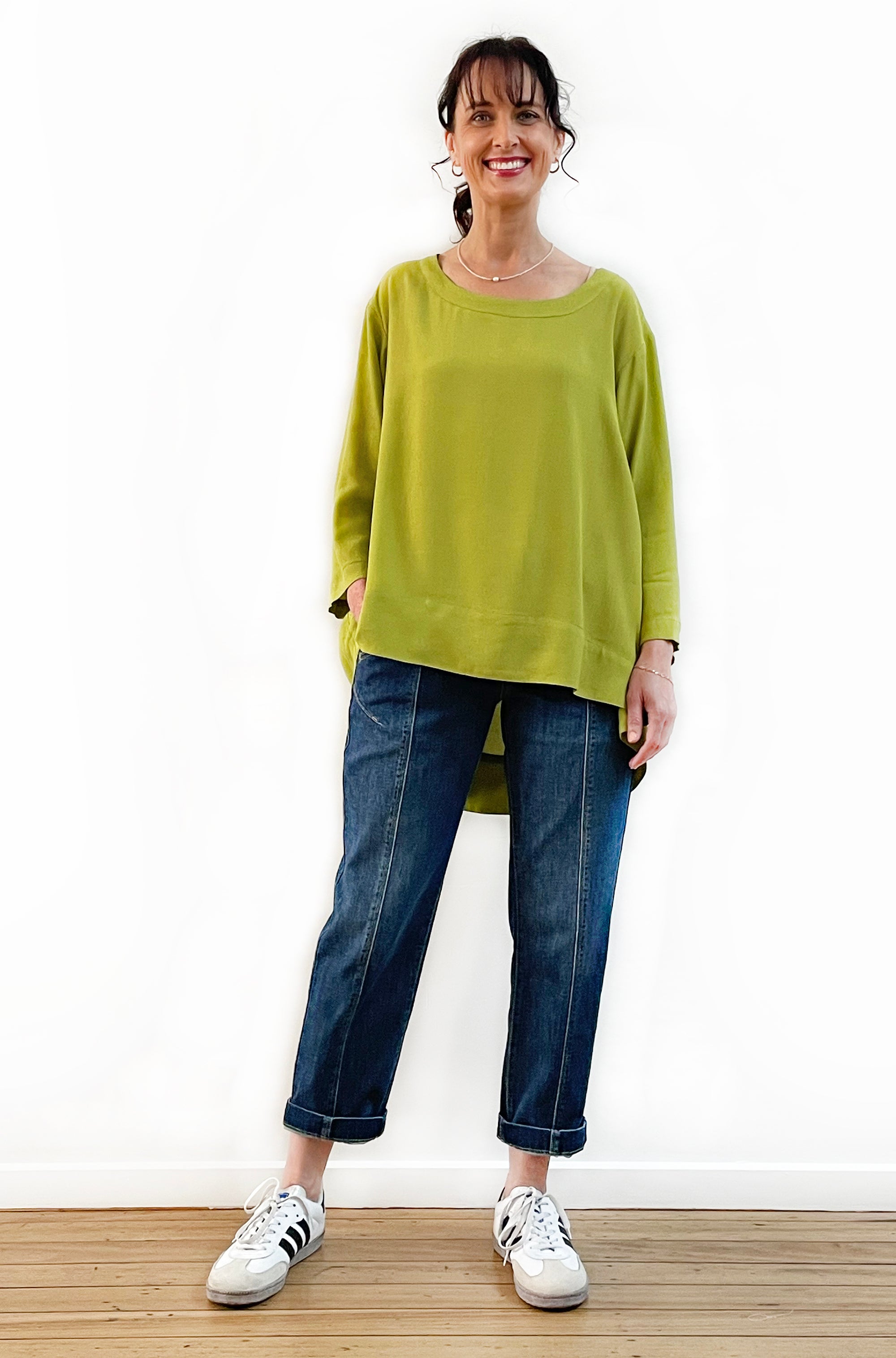 VISCOSE HI LO TOP PISTACHIO