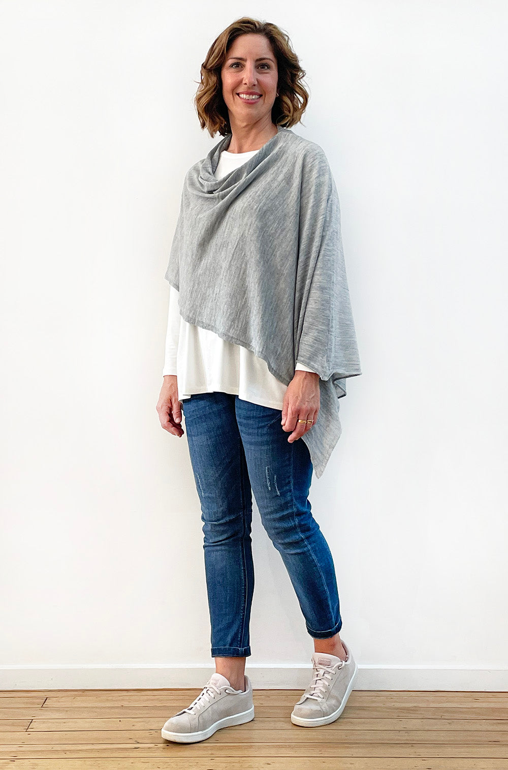 NEXT LEVEL 5-WAY PONCHO GREY