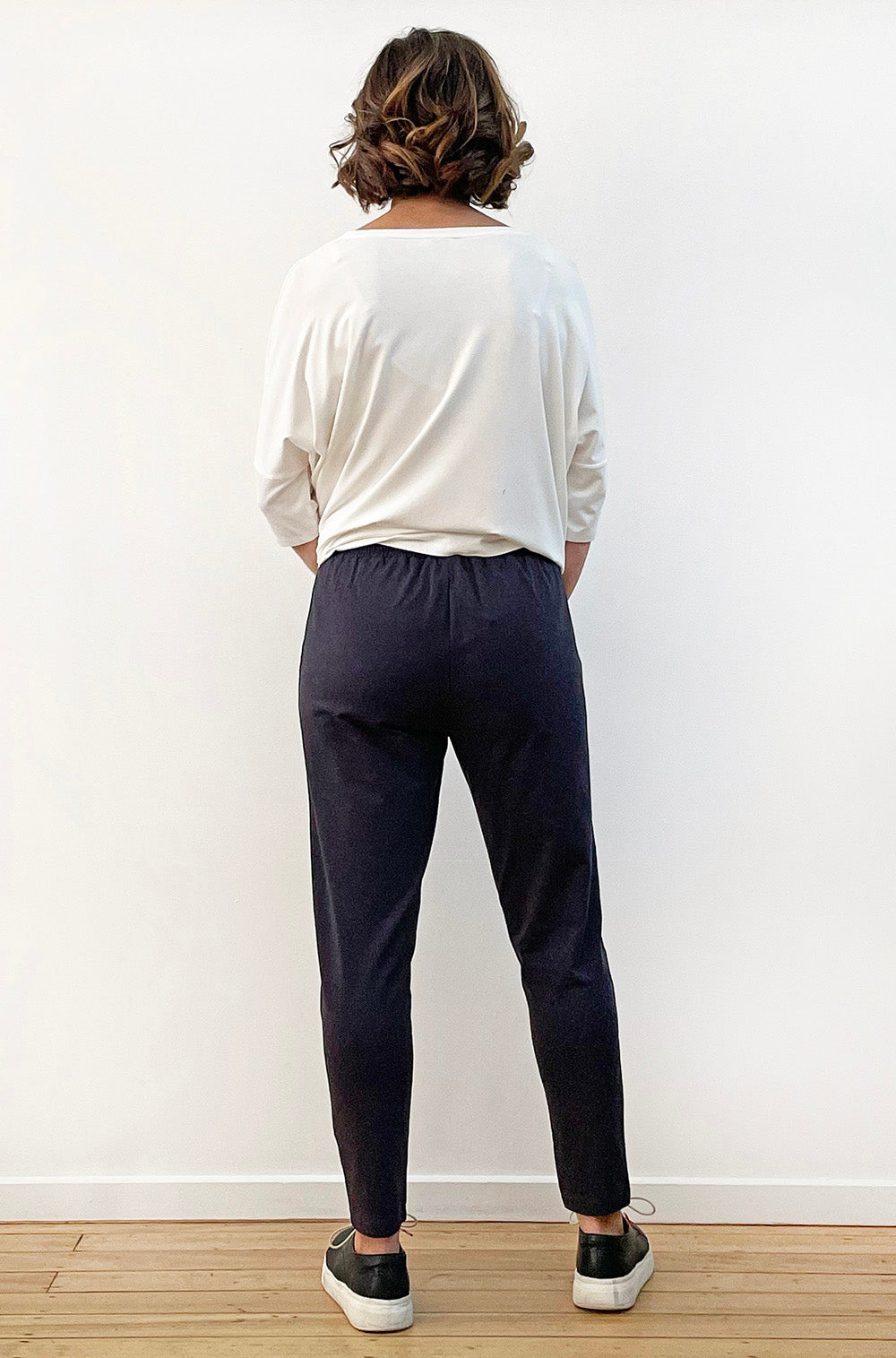 BAMBOO/ORGANIC COTTON DRAWSTRING PANT PEWTER